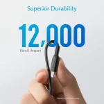 کابل شارژ USB-A به Lightning انکر Anker Powerline II 1.8M Black