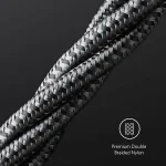 کابل شارژ USB-C به USB-C انکر Anker Nylon 333 100W 1.8M Black