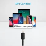کابل تبدیل USB-A به Lightning انکر Anker PowerLine Select+ 0.9M Black