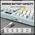 کیبورد بی‌سیم مکانیکال گیمینگ اونیکوما ONIKUMA G80