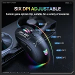 موس بی‌سیم گیمینگ اونیکوما ONIKUMA CW935 Black